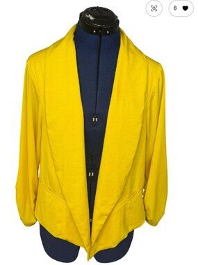 Torrid Yellow Ruched Blazer 3X